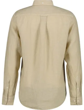 Camisa de hombre de lino lisa - Gant - FashionsVida