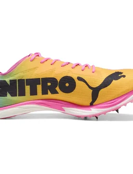 Mid Distance Nitro Elite 3 Track Shoes Poison Pink / Sun Stream / Bright Aqua UK 8 Men - Puma - FashionsVida
