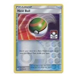 Pokemon Sun and Moon (Base Set) 123/149 Nest Ball (League Promo)