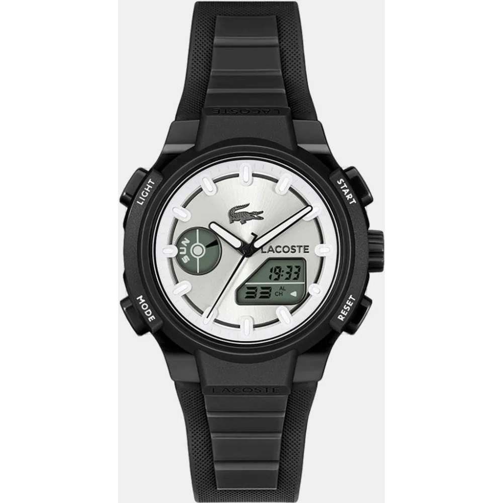 Reloj de mujer LC33 de silicona negro - Lacoste - FashionsVida