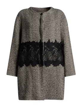 Abrigo Mujer Gris perla L Mujer - Le Streghe - FashionsVida