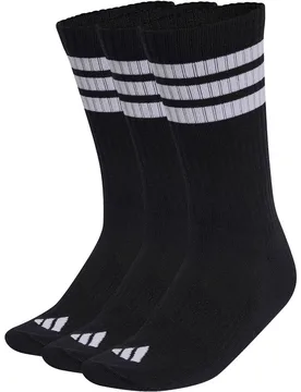 Stripes cushioned sportswear crew socks 3 pair pack calcetines deportivos Negro (40-42) - Adidas - FashionsVida