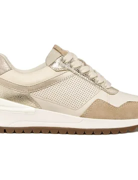 Sneaker Desya Papyrus / Light Gold EU 40 - Geox - FashionsVida