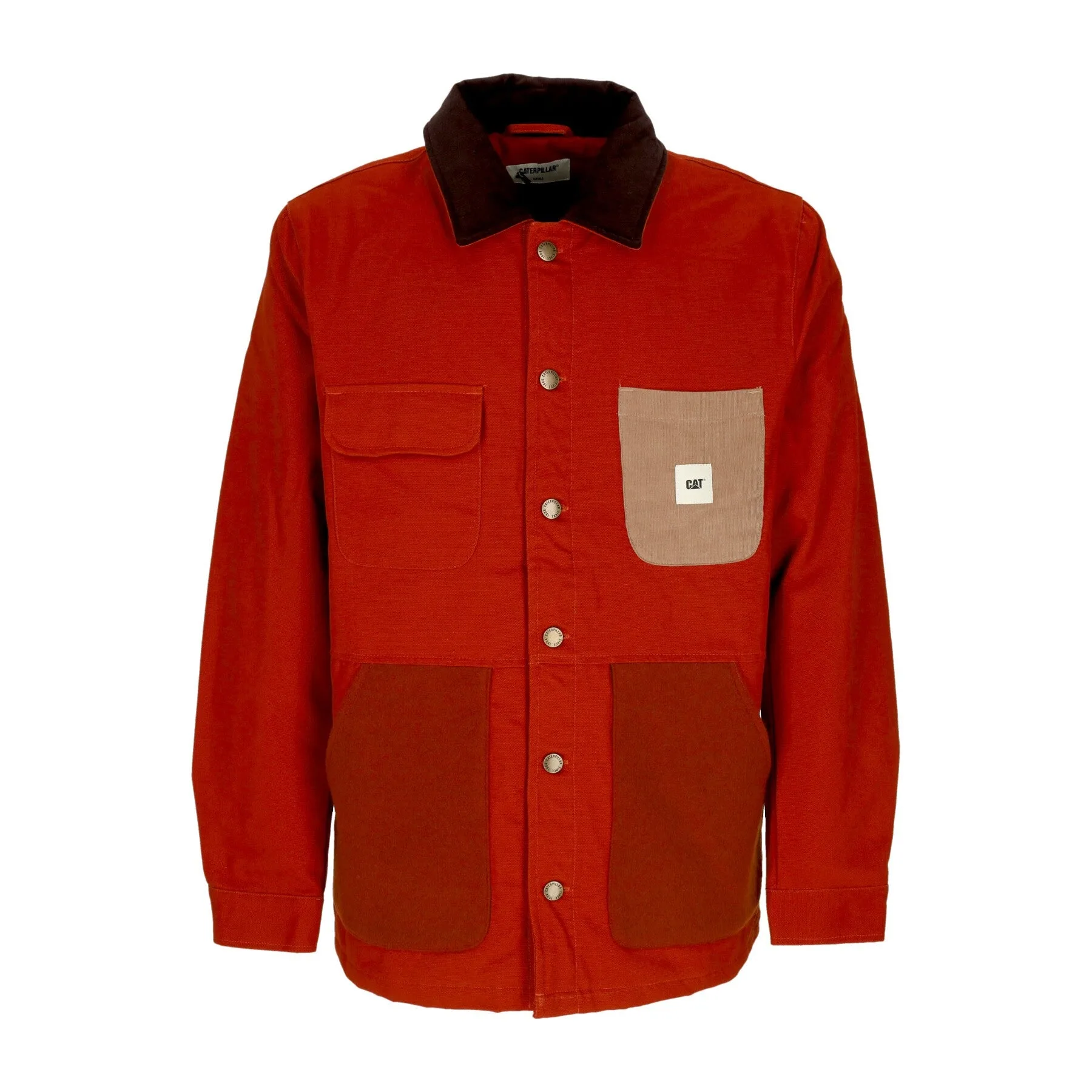 Giacca Workwear Uomo Mix Media Jacket Sienna Red - Caterpillar - FashionsVida