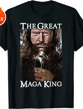 The Great Maga King - The Return Of The Ultra Maga King T-Shirt Short Sleeve 100% Cotton Casual T-shirts Loose Top Size S-3XL - Aliexpress - FashionsVida