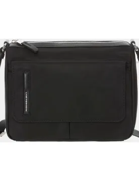 Bandolera pequeña de nylon en crudo con bolsillo exterior - Mandarina Duck - FashionsVida