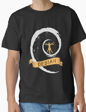 Debian Linux (colored) Linux Operating System Graphic T‑Shirt Short Sleeve Tees Geek IT Developer Fan Gift Streetwear S-6XL - Aliexpress - FashionsVida