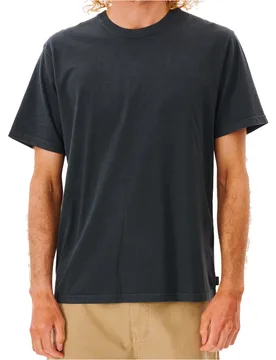 Plain wash camiseta manga corta hombre Negro (S) - Rip curl - FashionsVida
