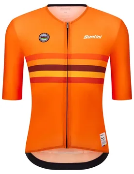 Maillot à Manches Courtes Uci World Champion Netherlands 2025 - Santini - FashionsVida