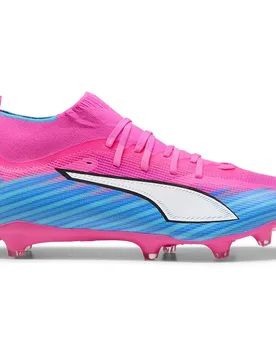 Chaussures De Football Ultra 6 Match+ Fg/ag Poison Pink / Black / Sun Stream / Bright Aqua EU 42 1/2 - Puma - FashionsVida