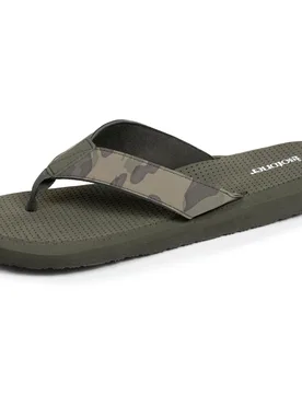 Tongs sport camouflage kaki camo kaki 44 - Isotoner - FashionsVida