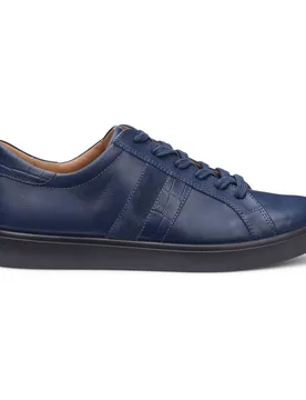 Women's Wide Fit 'Switched' Smart Trainers in Navy Size: 7 - Navy - Size: 7 - Hotter - FashionsVida