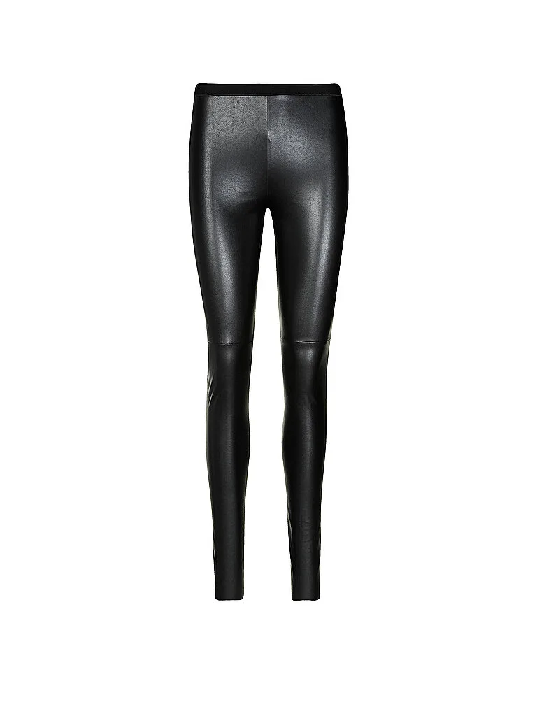 Leggings effetto pelle nero 42 - Marc cain - FashionsVida