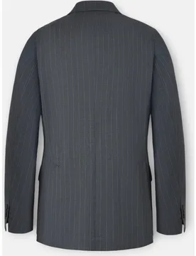 Americana traje cruzado raya diplomatica de hombre - Silbon - FashionsVida
