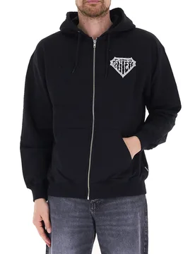 IUTER Felpa con zip NERO XL - IUTER - FashionsVida