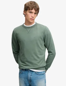 Superdry Herren Klassisches Essential Sweatshirt Green - Größe: Xxl - 64.99 - FashionsVida