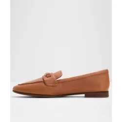 Mocasines planos de mujer con punta cuadrada
