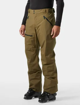 Men's Sogn Insulated Cargo Ski Trousers Brown XL - Sepia Brown - Male - Helly Hansen - FashionsVida
