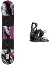 Snowboard Snowboard Set Grom aus Wolle Violett
