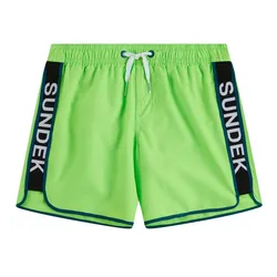 Short De Bain Logo Fluo Green 01 8 Années Garçon