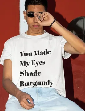 Souvenir D'angelo Shirt Soul Music Neo Soul RnB Cotton Tops You Made My Eyes A Shade Burgundy Tee 90s Soul Aesthetic Vintage Tee - Aliexpress - FashionsVida