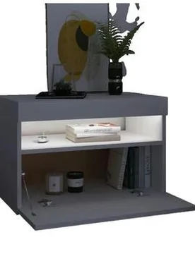 Table De Chevet Avec Lumières Led Blanc 60x35x40 Cm Einheitsgrösse - vidaXL - FashionsVida