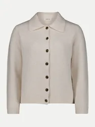Strickjacke mit Kragen Beige 44