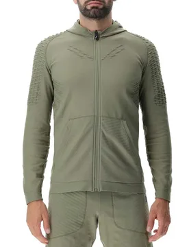 Run Fit Full Zip Full Zip Sweatshirt Kapok Green L Men - Uyn - FashionsVida