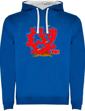 Felpa Con Cappuccio Coral Ok - Kruskis - FashionsVida