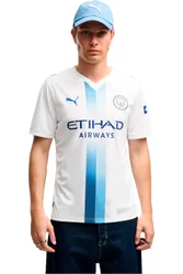 Mcfc third jersey re camiseta de fútbol oficiales Blanco (L)