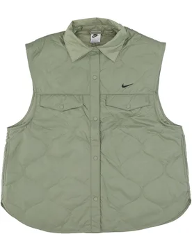 Smanicato Donna W Sportswear Essentials Vest Oil Green/black - Nike - FashionsVida
