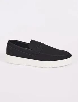 Faux Suede Mens Loafers - - Size: 11 - Brave soul - FashionsVida