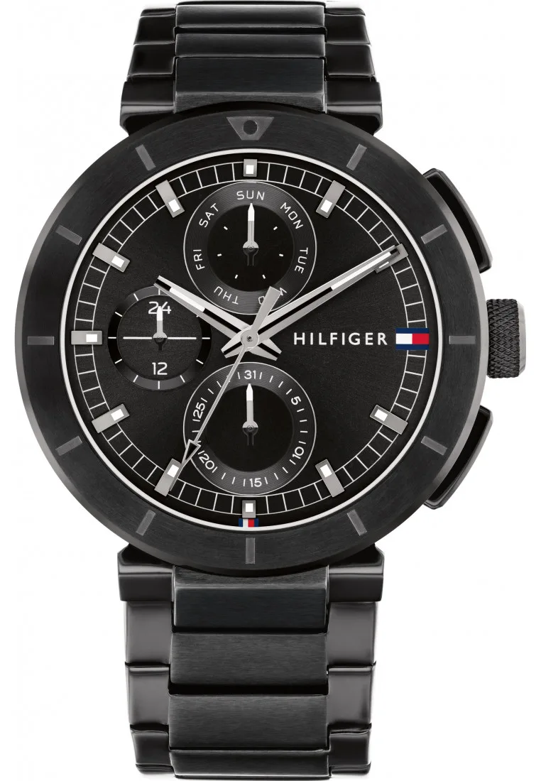 Mens Watch - Black - One Size - Tommy hilfiger - FashionsVida