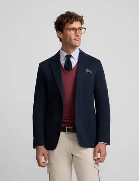 Americana casual de hombre de corte recto - Silbon - FashionsVida