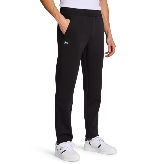 Interlock Men Pants - Black - Size L - Poly Fleece - Black - Size: Large - Lacoste - FashionsVida