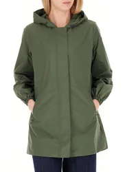 Impermeabile con cappuccio VERDE SCURO 1