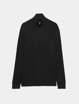 Thermal Roll Neck Top with Cashmere Black male - Autograph - FashionsVida