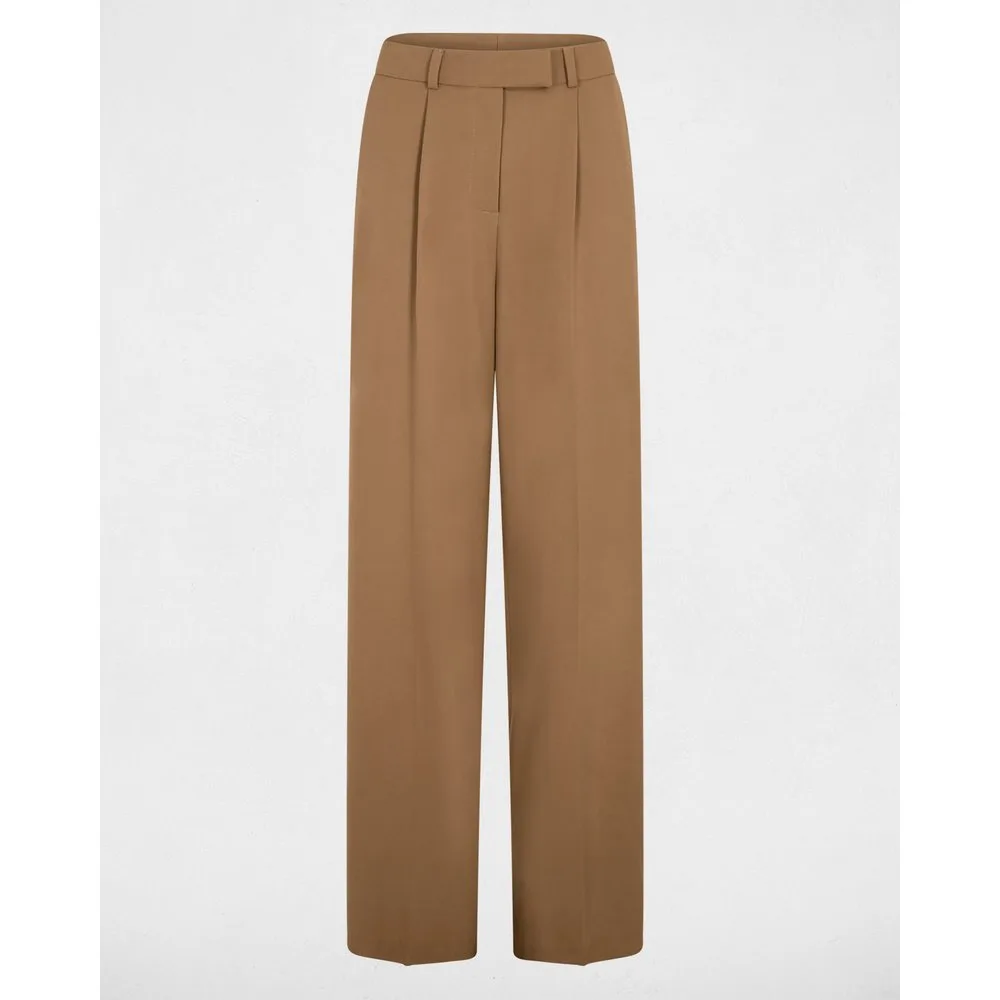 Pantalón de mujer ancho de tiro alto - Morgan - FashionsVida