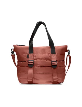 Borsa - Borsa a mano PUFFER MIX TOTE BAG MINI W3 arancione - Rains - FashionsVida