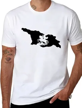 Georgia Country Map / Sakartvelo Ruka T-Shirt Big and Tall Loose Fit T-Shirt - Aliexpress - FashionsVida