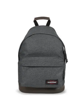 Sac à Dos Étudiant Vintage Wyoming 24L Base Renforcée en Cuir, Résistant Black Denim black denim Moyen unisex - Eastpak - FashionsVida