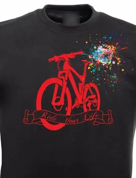 Rider Your Life. Biker Mountain Bicycle Cycler Printed T Shirt. 100% Cotton Short Sleeve O-Neck Casual T-shirts New Size S-3XL - Aliexpress - FashionsVida