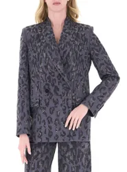 Blazer con strass GRIGIO SCURO 38