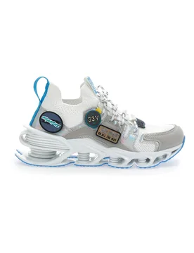 Sneakers Bianche Patch Shox Royal Blu RBLE 216419 43 - ROYAL BLUE - FashionsVida