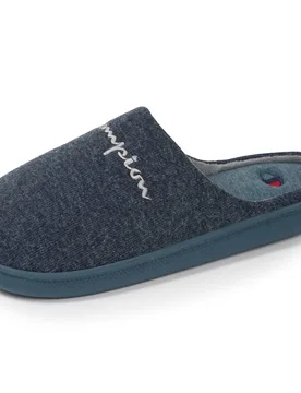 Chaussons CHAMPION Mules Pétrole chiné pétrole chiné 45 - Isotoner - FashionsVida