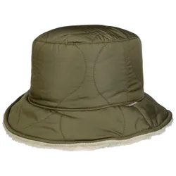 Fake Fur Bucket Hat by - olive - Damen - Size: S/M (55-57 cm)