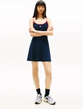 Vestido de mujer skater fit de tirantes - Tommy Jeans - FashionsVida