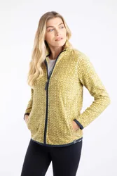 Rochelle Womens Full Zip Printed Microfleece - - Size: 16