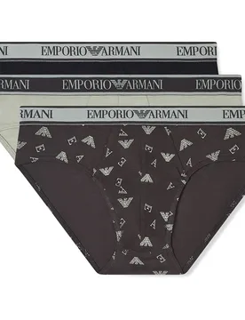 Slip Em000369_af20669 3 Unità Sag / Rav-Sag Prt / Blac 2XL - Emporio armani - FashionsVida