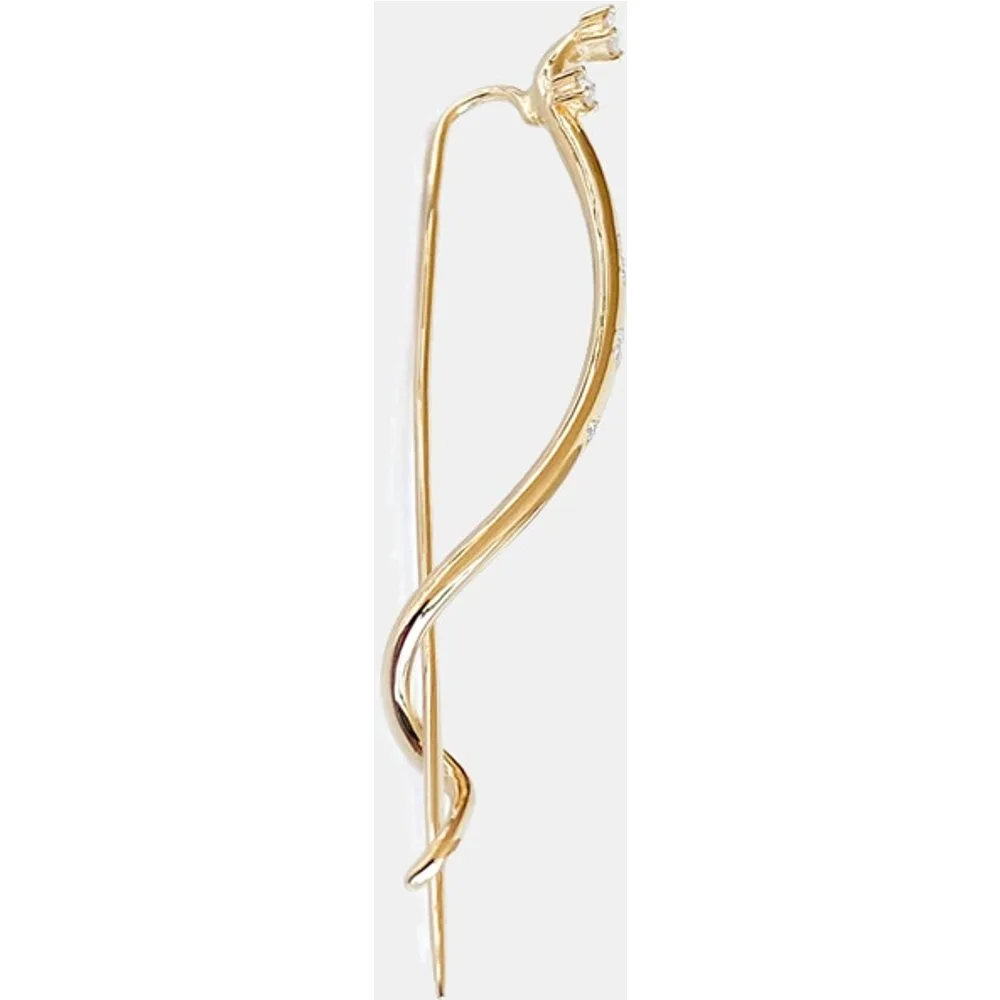 Piercing único Miki de oro y diamantes - Sansoeurs - FashionsVida
